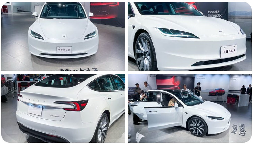 Differences Compared Between The 2024 Tesla Model 3 Highland And