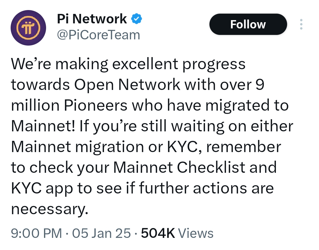 Mainnet Migration